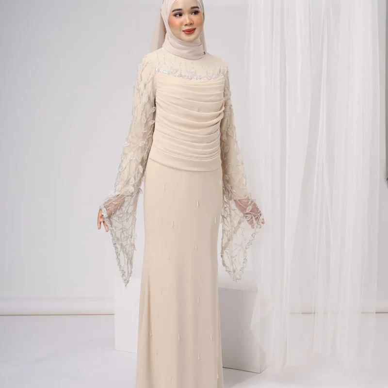 JULITTA BRIDE DRESS (CHAMPAGNE)